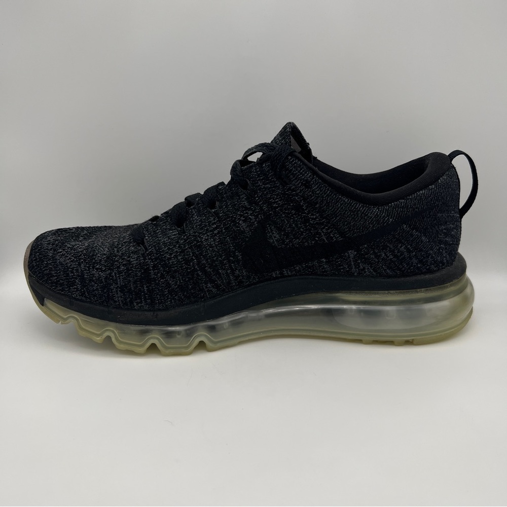 NIKE FlyKnit Max - Anthracite Black/Gray - 620659-010 - Sz 7 - Picture 5 of 11